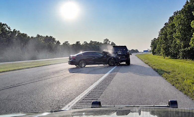 Arkansas State Police Chase Ends In Terrifying Rollover Crash