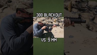 300 BLACKOUT VS 9mm Ballistic Test #shorts # #militaryeverything
