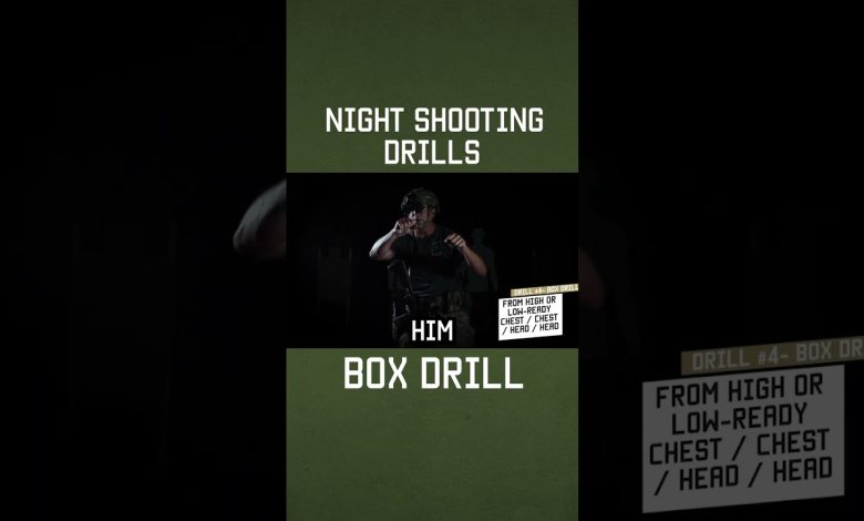 How To Do The BOX DRILL AT NIGHT # #militaryeverything #shorts #nightvision #specialforces