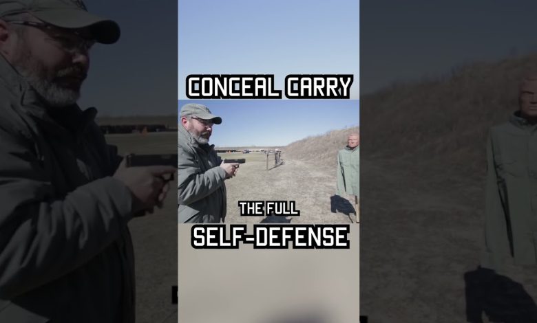 How To Perform Conceal Carry Self-Defense #selfdefense #concealcarry #militaryeverything