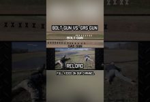 BOLT GUN vs. GAS GUn #shorts # #militaryeverything #test