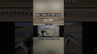 BOLT GUN vs. GAS GUn #shorts # #militaryeverything #test