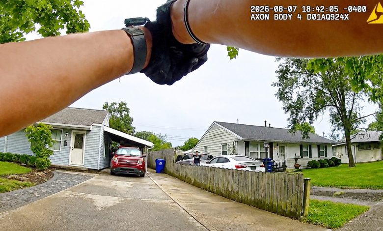 Armed Man Points Two Guns at Police Before Shootout Erupts