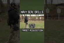NAVY SEAL RIFLE DRILL: TARGET ACQUISITION #shorts #navyseal # #militaryeverything