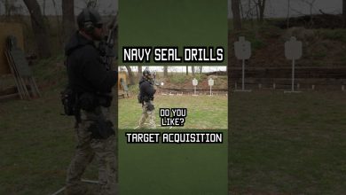 NAVY SEAL RIFLE DRILL: TARGET ACQUISITION #shorts #navyseal # #militaryeverything