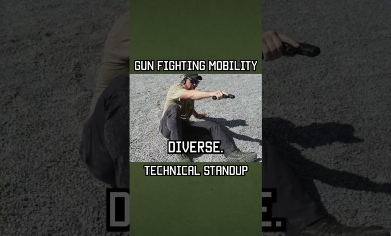 GUN FIGHTING MOBILITY: Technical Standup # #militaryeverything  #tips