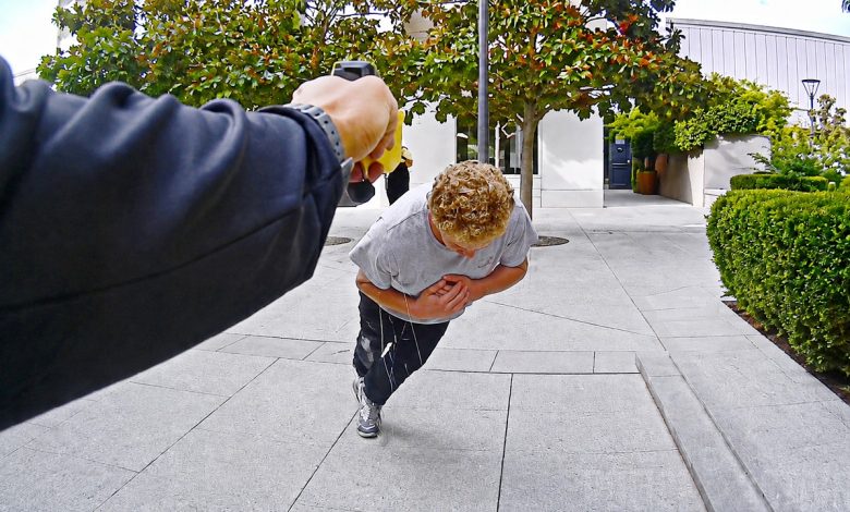 Trespasser Walks Toward Officer And Gets Tased