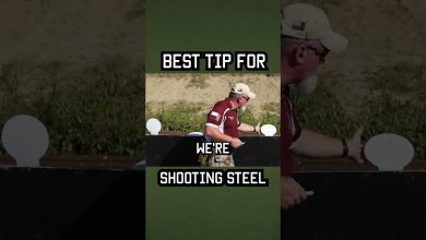 A tip for Shooting Steel Targets #tips #militaryeverything #training #lawenforcement #selfdefense