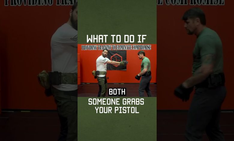 What You Should Do If Someone Grabs Your Pistol #selfdefense  #militaryeverything #tip