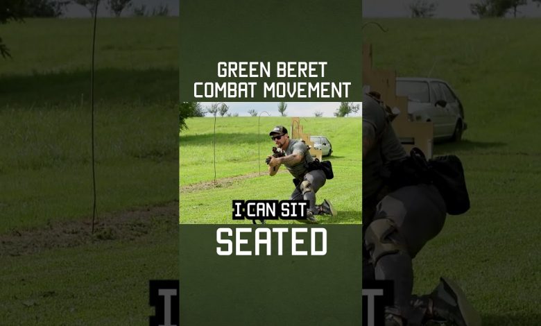 GREEN BERET COMBAT MOVEMENT: SEATED #tips #specialforces #greenberet #army