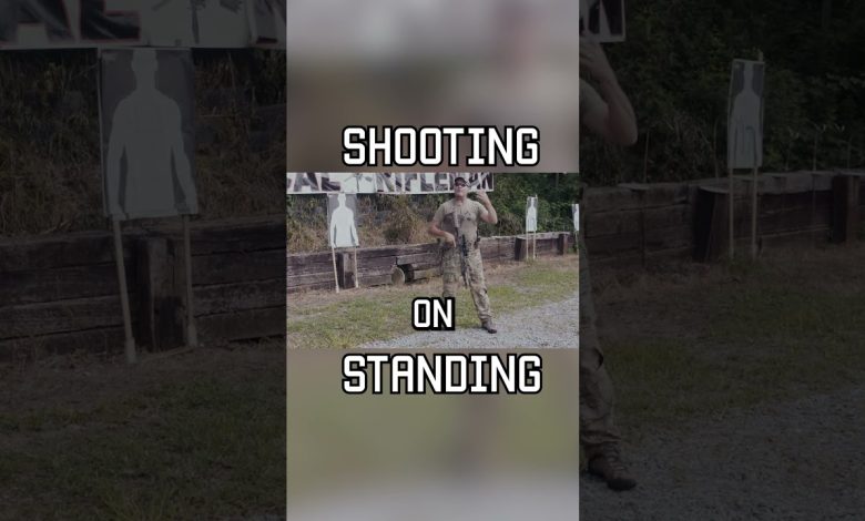 How To Shoot While Standing #tips  #militaryeverything