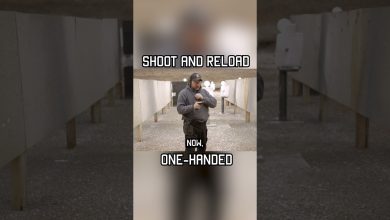 Shoot and Reload ONE-HANDED #shorts #tips #military #lawenforcement