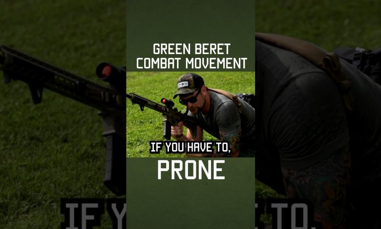 GREEN BERET COMBAT MOVEMENT: PRONE #tips #specialforces #greenberet #army