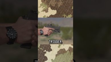 How To Use A Double-Action Pistol #shorts #training #military