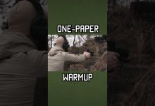 How To Do The ONE PAPER WARMUP #military  #army #training #shorts