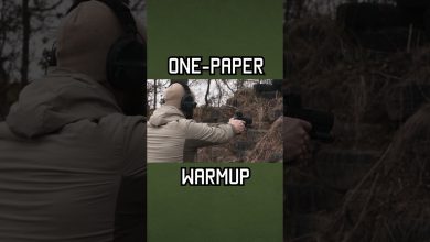 How To Do The ONE PAPER WARMUP #military  #army #training #shorts