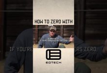 How to zero with an EoTech  #eotech #zero #training #tacticalrifleman #reel