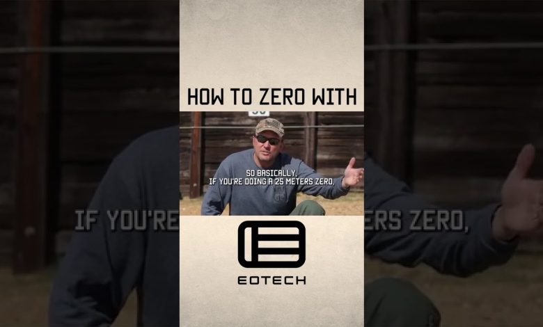 How to zero with an EoTech