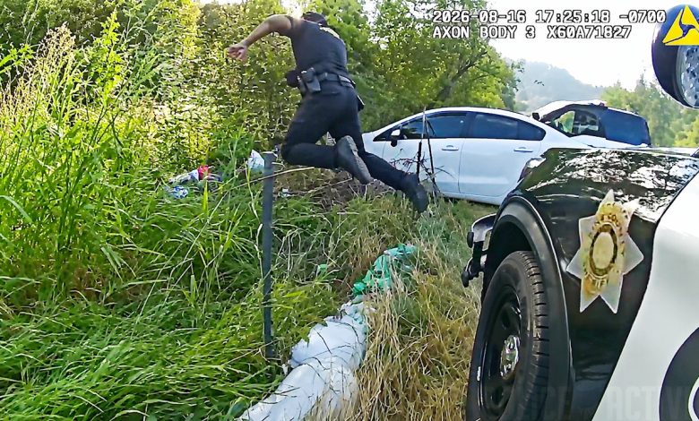 Deputy Pulls Off PIT Maneuver To Stop Fleeing Robbery Suspect