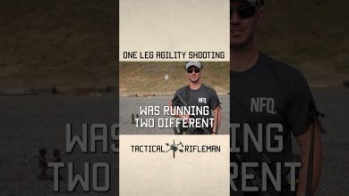 One Leg Agility Shooting  #training #tacticalrifleman #reel