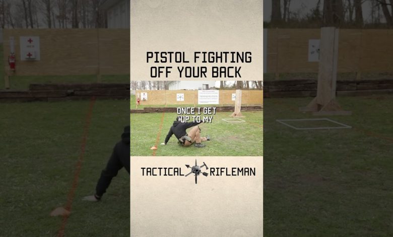 Pistol fighting off your back  #pistol #fighting #tacticalrifleman #reel #military