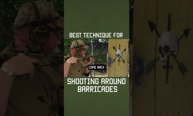 Best Technique For Shooting Around Barricades #military #tips #lawenforcement