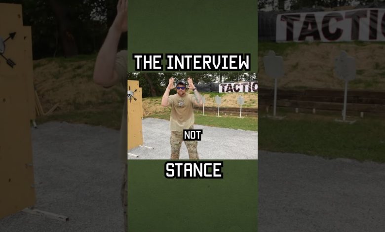 Special Forces Interview Stance #shorts #tips #military #specialforces