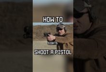 How To Shoot A Pistol #shorts #tips #training #military