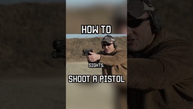 How To Shoot A Pistol #shorts #tips #training #military