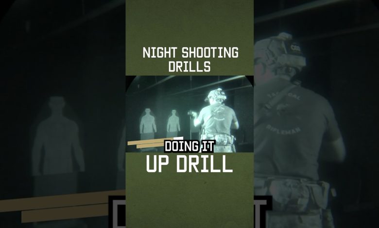 Night Vision Shooting Drills: UP DRILL #specialforces #shorts #military