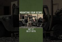 How To Mount Your Scope #tips #training #military #shorts