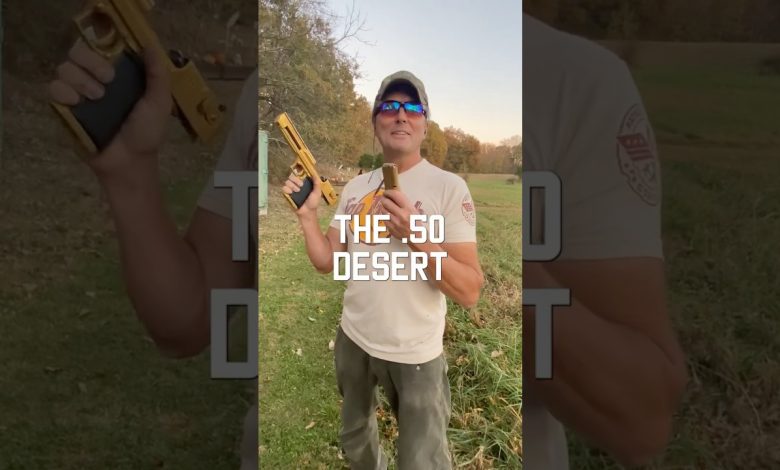GOLD DESERT EAGLE ‼️#deserteagle #50cal #shorts #tacticalrifleman
