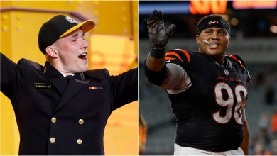 These 2 Marines are now professional football players These 2 Marines are now professional football players