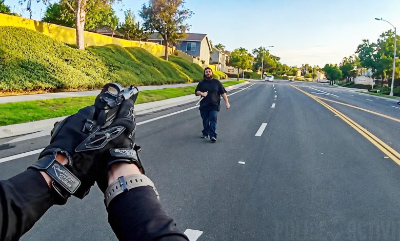 Officer Shoots Man After He Pulls Out a Large Knife