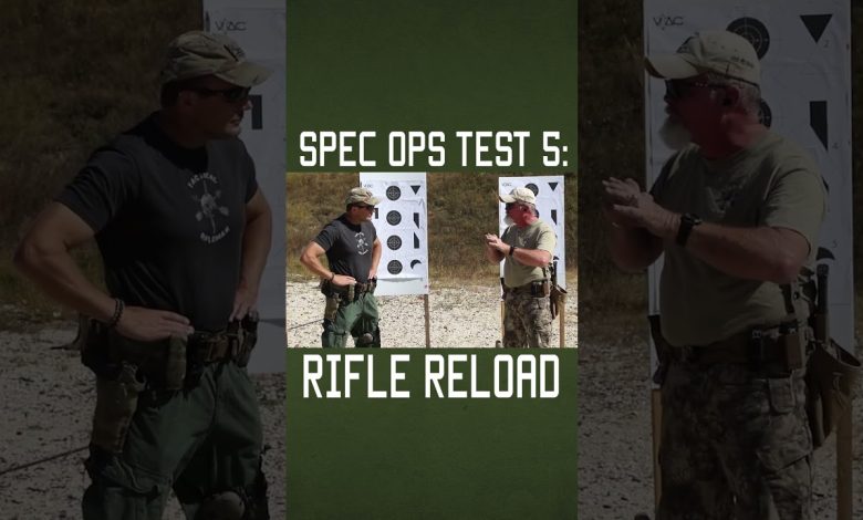 SPEC OPS RIFLE RELOAD DRILL #shorts  #military #militaryeverything  #tips  #army