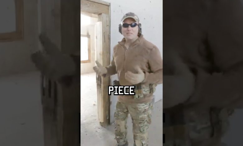 How To Kick In A Door the #specialforces way #shorts #military