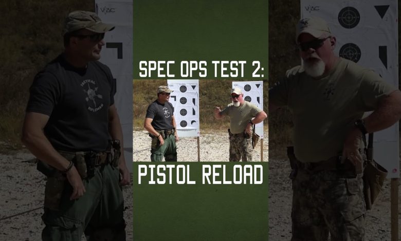 SPEC OPS PISTOL RELOAD DRILL #shorts  #military  #militaryeverything  #army  #training