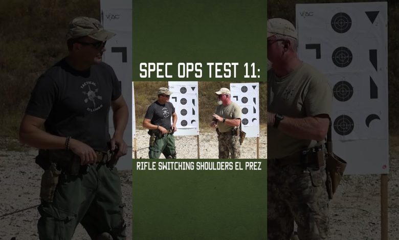 Rifle Switching Shoulders El Prez #shorts #military #lawenforcement  #army  #tips