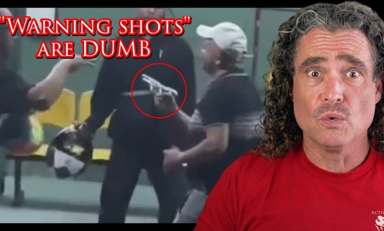 Warning Shots Left Him EMPTY When It Mattered | Active Self Protection