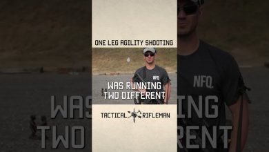 One Leg Agility Shooting  #training #tacticalrifleman #reel  #military  #tips