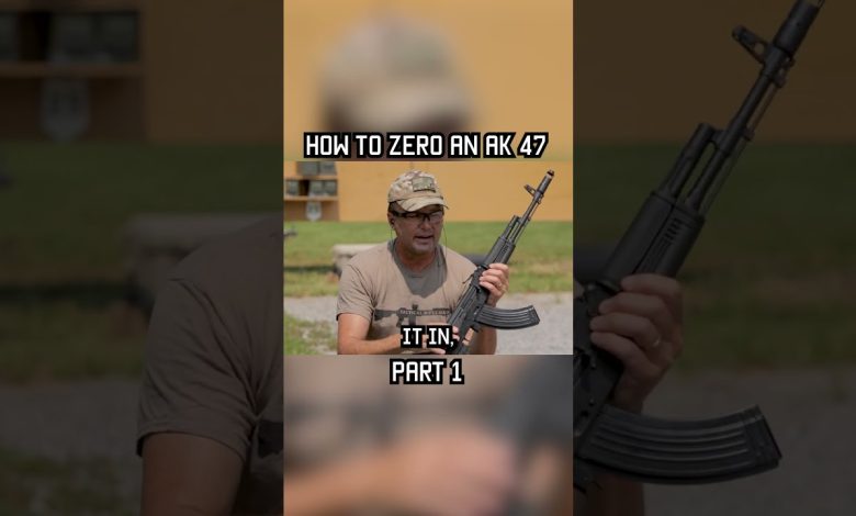 HOW TO ZERO AN AK PART 1 #tips #shorts  #military #lawenforcement #knowledge