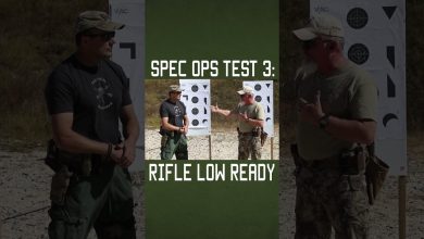 RIFLE LOW READY DRILL #military  #militaryeverything  #army  #training  #tips