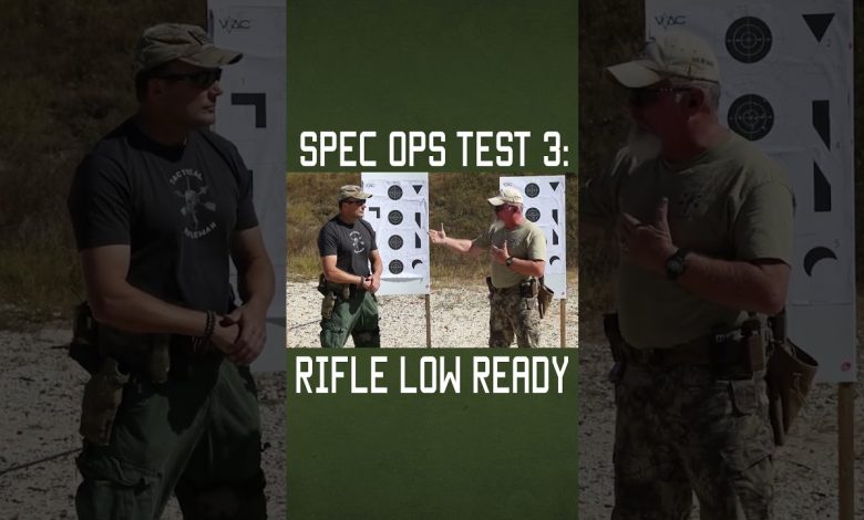 RIFLE LOW READY DRILL #military  #militaryeverything  #army  #training  #tips