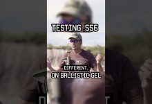 TESTING 556 ON BALLISTIC GEL  #military  #militaryeverything #tips #army #training