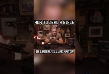 How to Zero a Rifle IR Laser/Illuminator #military #militaryeverything #longrange #reddotsight