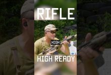 Rifle Hight Ready drill #military #militaryeverything #army #training #tips