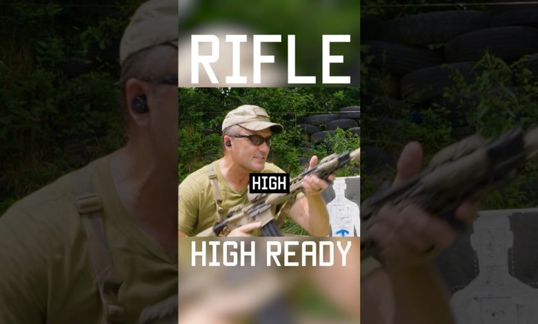 Rifle Hight Ready drill #military #militaryeverything #army #training #tips
