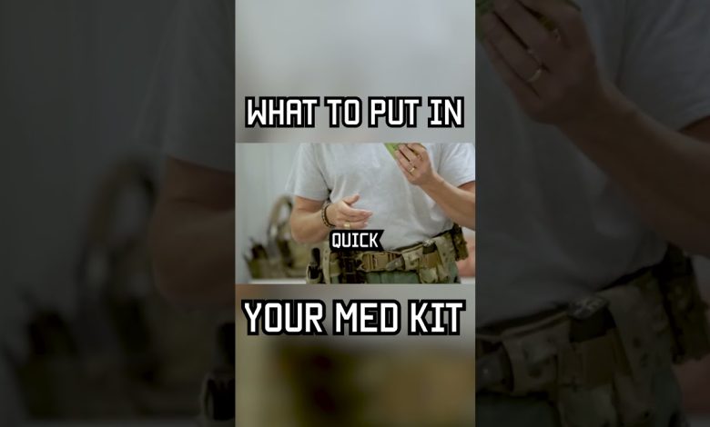How a Special Forces Medic sets up his MED KIT #firstaid #survival  #military #militaryeverything
