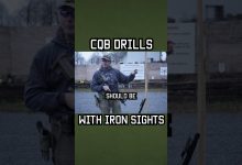 Try this CQB Drill with Iron Sights #military #militaryeverything #cqb #training #shorts