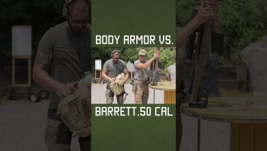 Body Armor vs. Barrett .50 Cal #military #sniper #selfdefense #howto #test